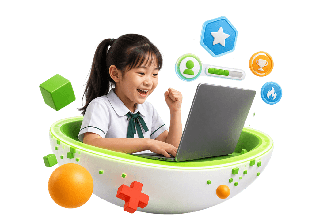 Student learning online with Ottodot