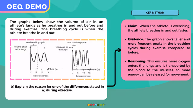 Science CER practice example